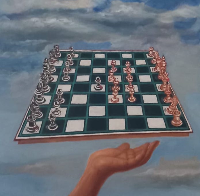 Combattimento tra due uomini, olio su tela, stile drammatico